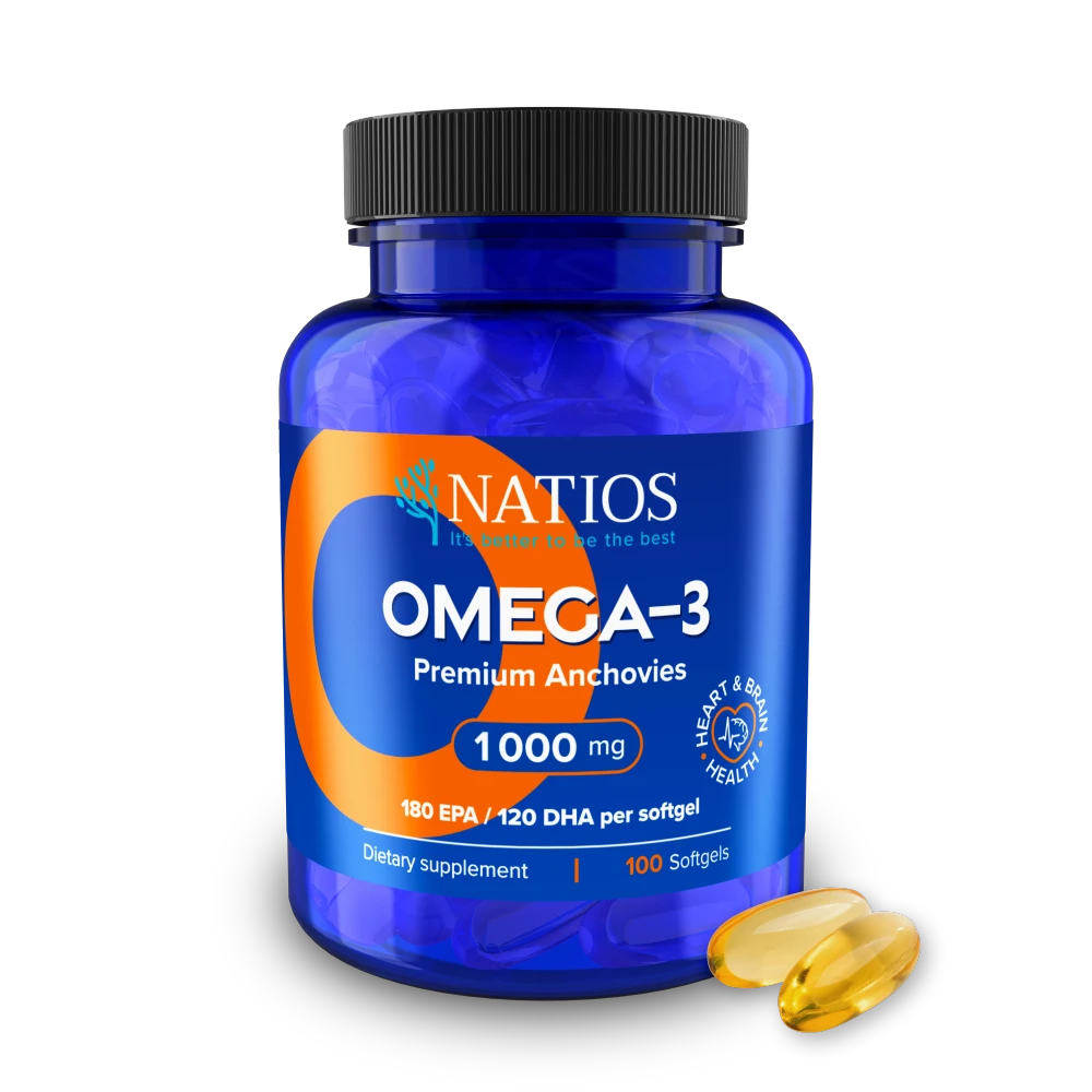 NATIOS Omega-3 Premium Fish Anchovies